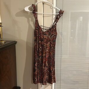 American Eagle 70’s pattern mini dress